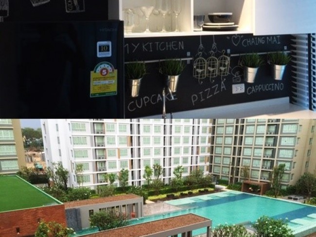 (English) [CD05] Apartment for Rent @ D condo .Near central festival Chiangmai fully furnished