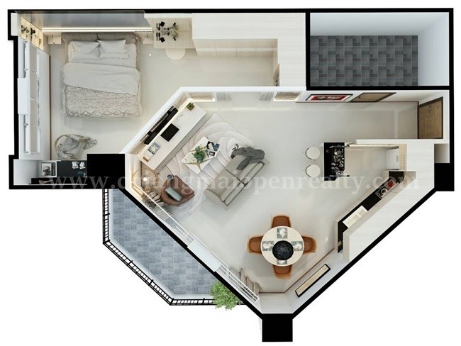 (English) [CGS002] 1 bedroom for sale @ Grand Siritara