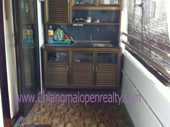 [CR155] Apartment for Rent / Sale 2 bedrooms 1 bathrooms @ Chiangmai Riverside condo