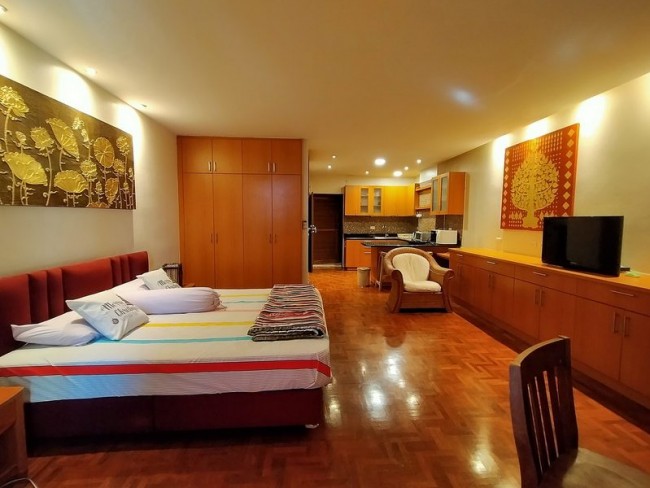 [CR008] Studio Room for rent with river view at Chiang Mai RiversideCondominium ,Near Nong-Hoi Market, Chiang Mai Airport Unavailable until May 24
