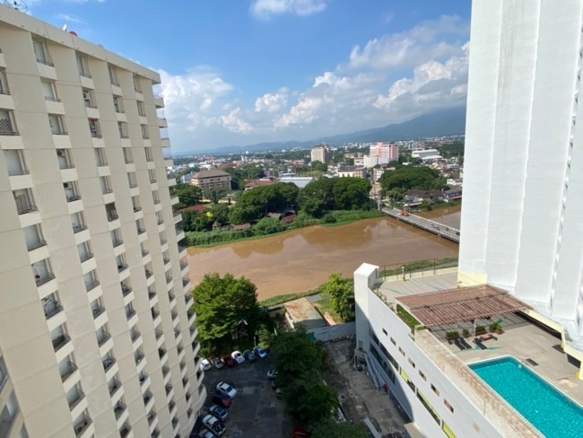[CR095] Studio  Room For Sale/ For Rent at Chiangmai Riverside Condominium 16th floor Near Nong-Hoi