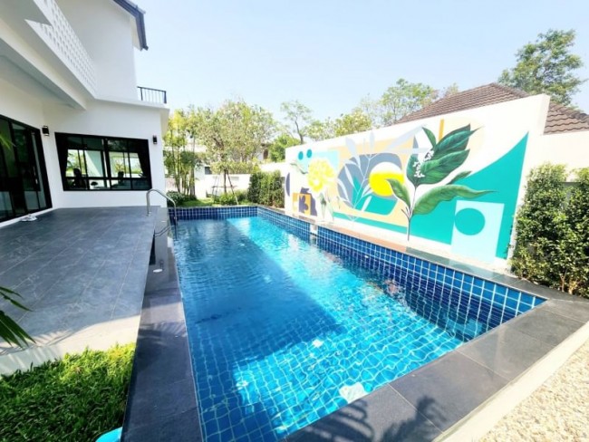 H540 Brand new pool villa for sale in Hangdong Chiangmai