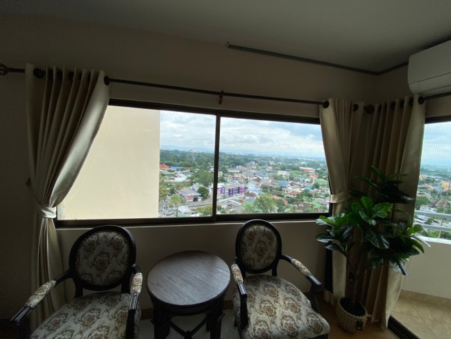 [CR112] Studio Room for rent with city view @ Chiang Mai Riverside Condominium Nong-Hoi