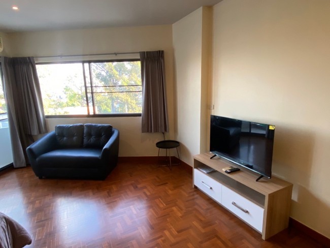 (Thai) [CR042] Studio room for rent 7th floor with fully-furnished city view at Chiangmai Riverside Condo.